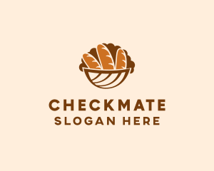 Baguette Bread Basket logo design