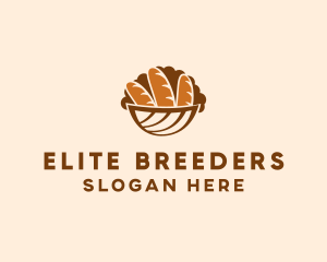 Baguette Bread Basket logo design