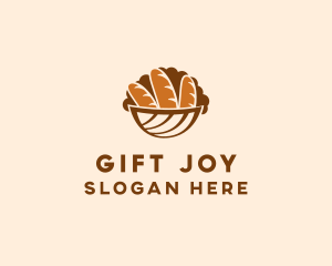 Baguette Bread Basket logo design