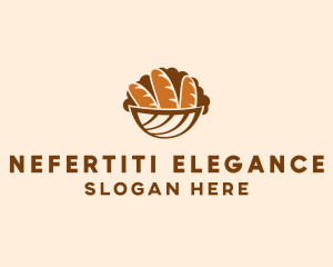 Baguette Bread Basket logo design