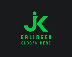 Letter KB - Generic Professional Business Letter JK logo design