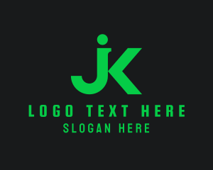 Letter Hs - Generic Professional Business Letter JK logo design