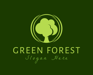 Nature Tree Forest logo design