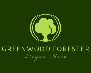 Nature Tree Forest logo design