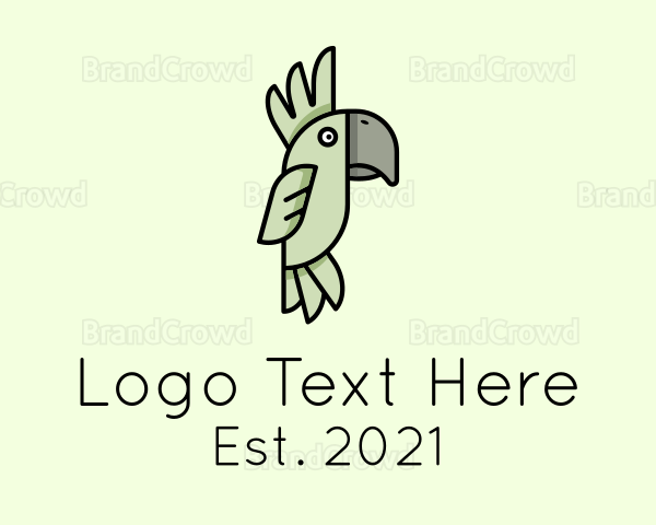 Cockatoo Parrot Bird Logo