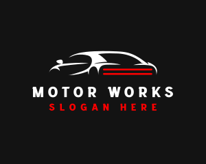 Motor - Car Motor Sports logo design