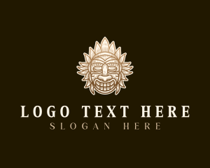 Cultural - Maori Cultural Mask logo design