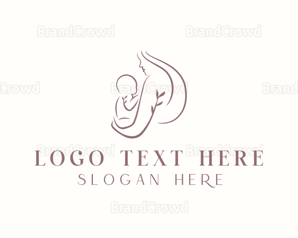 Floral Baby Maternity Logo