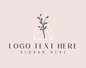 Greenhouse - Elegant Plant Garden logo design