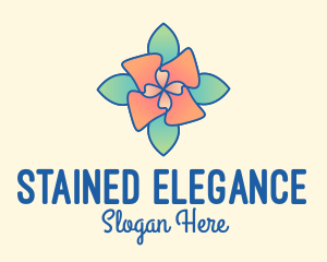 Gradient Flower Beauty logo design