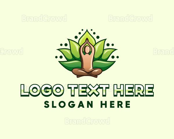 Yoga Lotus Fitness Logo