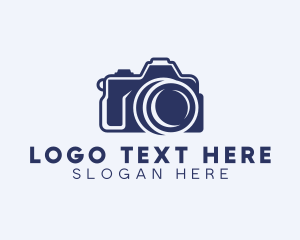 Blogger - Photography Camera Lens logo design