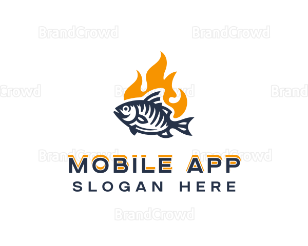Grill Fish Restaurant Logo