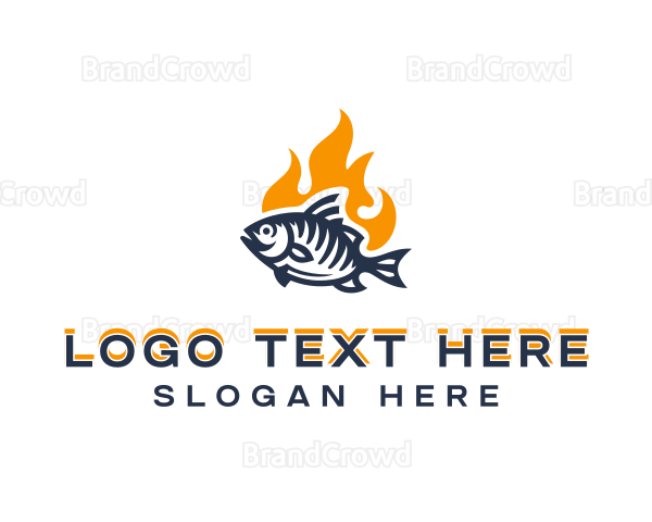 Grill Fish Restaurant Logo