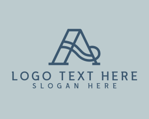 Initial - Business Professional Consultant logo design