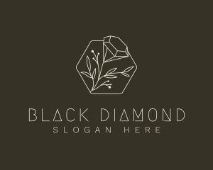 Elegant Diamond Flower logo design