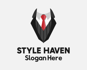 Fashionable - Fashionable Suit Tie logo design