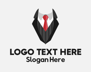 Formal - Fashionable Suit Tie logo design