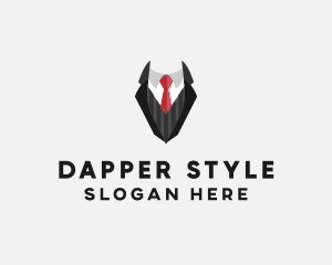 Dapper - Fashionable Suit Tie logo design