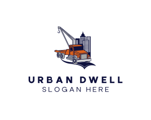 Urban Tower Tow Truck logo design