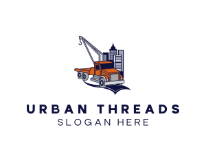 Urban Tower Tow Truck logo design