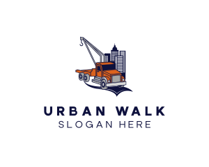 Urban Tower Tow Truck logo design