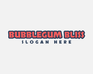 Bubblegum - Fun Cartoon Business logo design