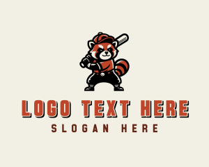 Cap - Red Panda Baseball League logo design