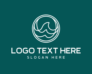 Coastal - Coastal Wave Ocean logo design