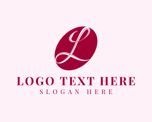 Cursive Business Letter L  logo design
