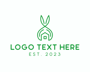 Lawn - Garden Scissors House logo design