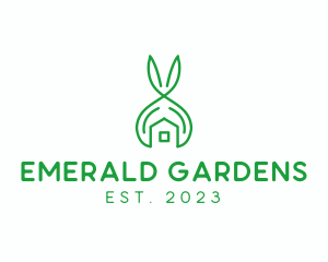 Garden Scissors House logo design