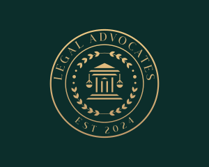 Legal Attorney Courthouse logo design