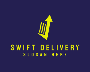 Logistics Courier Arrow  logo design