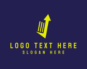 Agency - Logistics Courier Arrow logo design