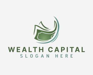 Capital - Cash Money Bill logo design