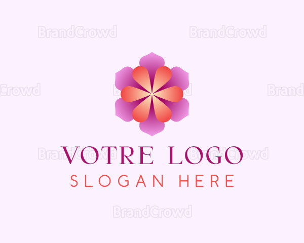 Wellness Floral Flower Logo