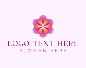 Massage - Wellness Floral Flower logo design
