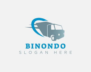Automotive - Fast Cargo Truck logo design