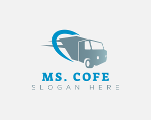 Tow Truck - Fast Cargo Truck logo design