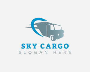 Fast Cargo Truck logo design