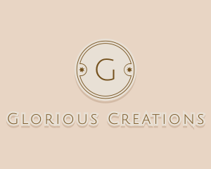 Glorious - Retro Hipster Cafe Studio logo design