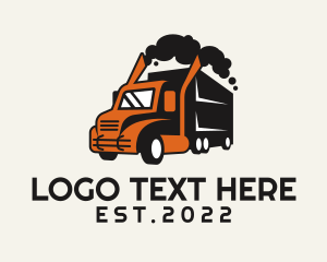 Haulage - Automotive Truck Vehicle logo design
