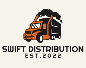 Distribution - Automotive Truck Vehicle logo design