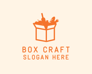 Box - Grocery Delivery Box logo design