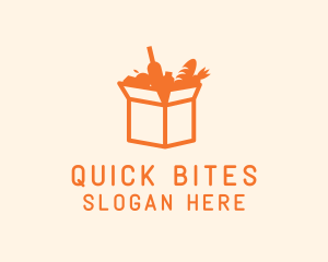 Grocery Delivery Box logo design