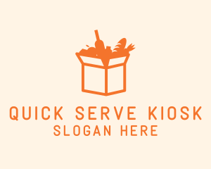 Grocery Delivery Box logo design