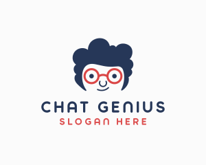 Genius Geek Kid logo design