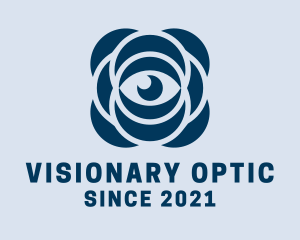 Optic - Optical Splice Eye logo design