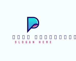 Tech Software App Letter P Logo